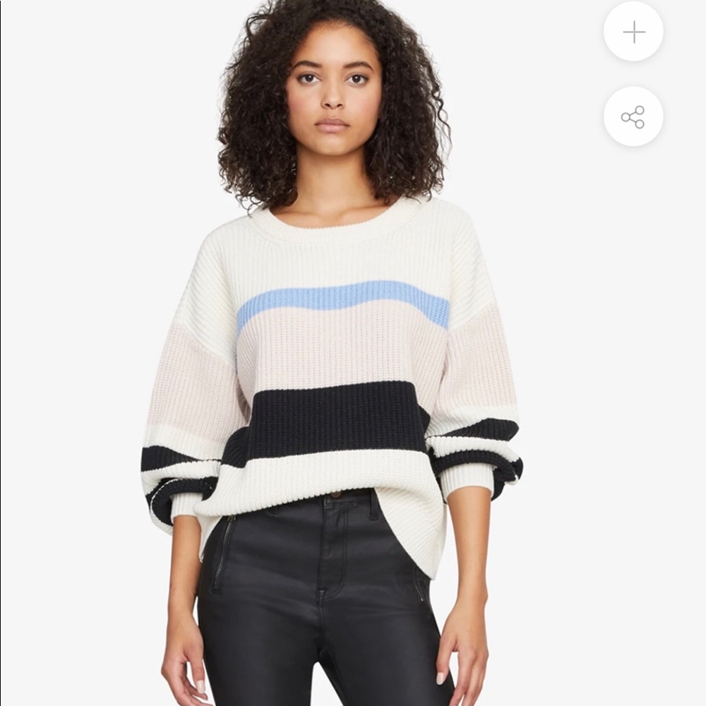 Sanctuary Striped Sweater Oversized - M - Picture 3 of 14